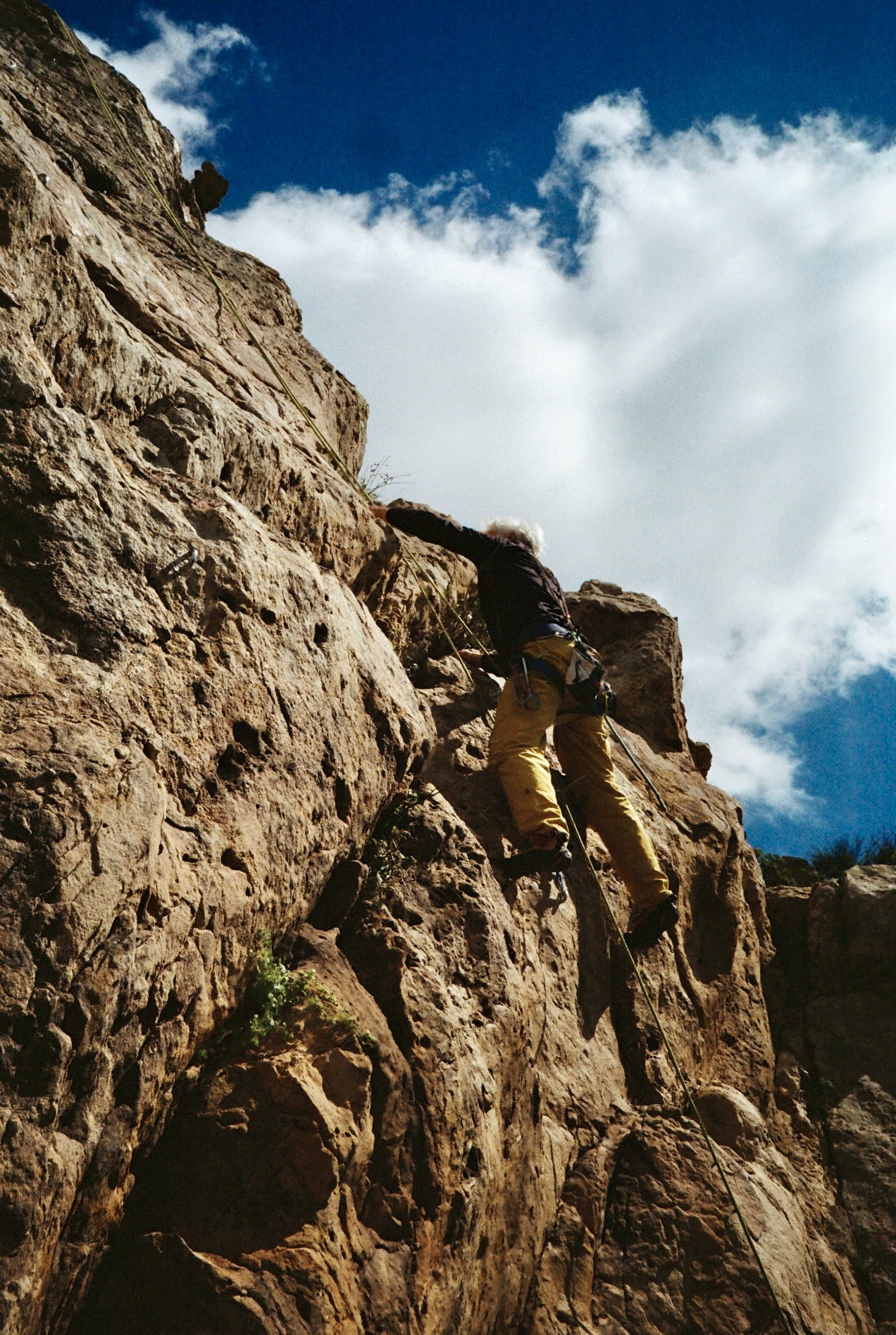 Rock climbing photograph by Ema Prović