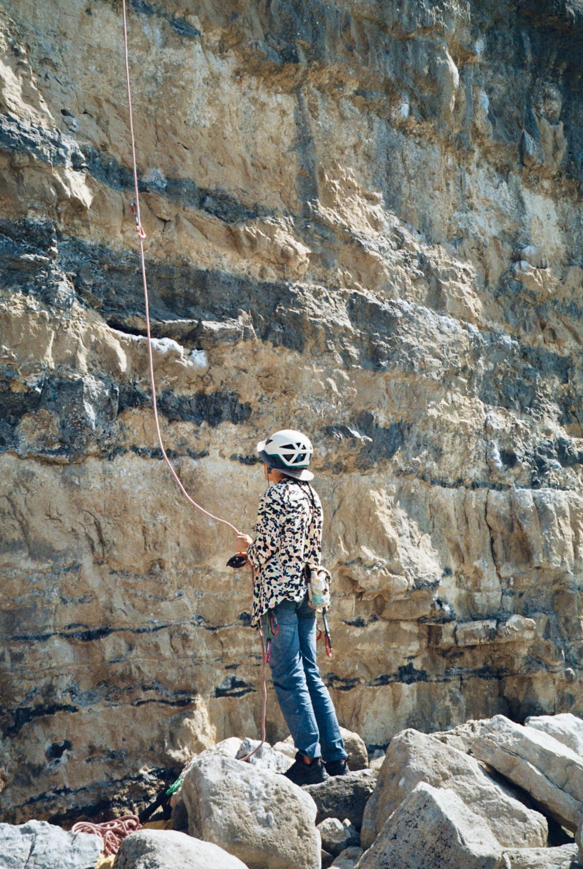 Rock climbing photograph by Ema Prović